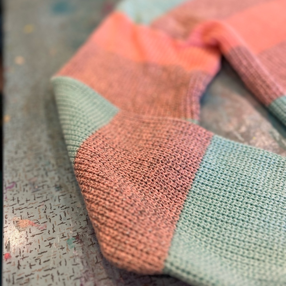 80s Metallic Threaded Sweater - image 2